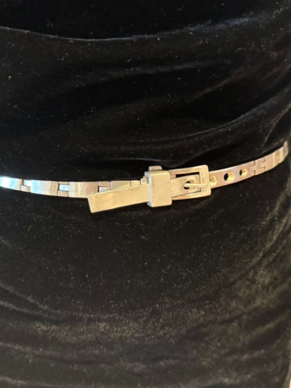 Beautiful 29 inch Sterling silver vintage Mexican handcrated belt.